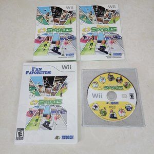 Nintendo Wii Deca Sports (2008) Fan Favorites Complete In Box Tested